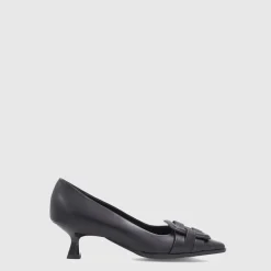 Heels*Aquatalia Aloha Black leather