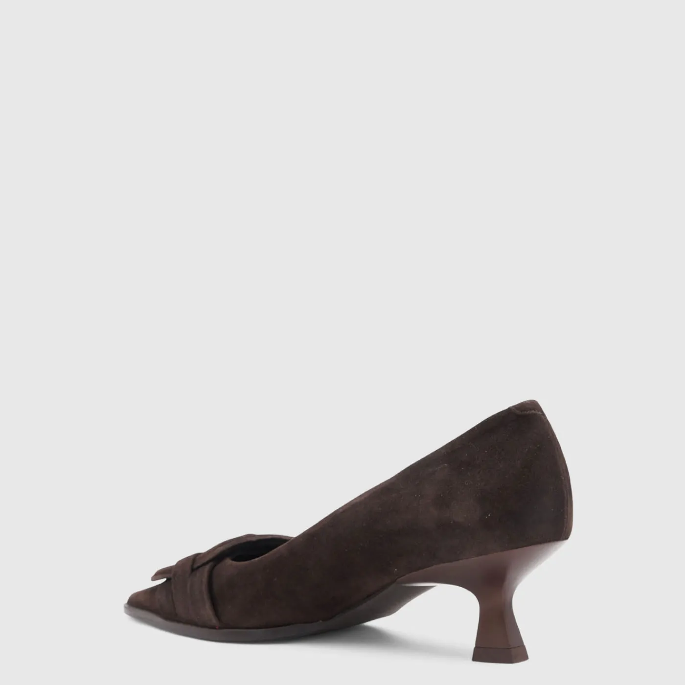 Heels*Aquatalia Aloha Espresso suede
