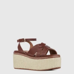 Heels|Sandals*Aquatalia Diana Mid brown