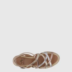 Heels|Sandals*Aquatalia Jenni Metallic multi