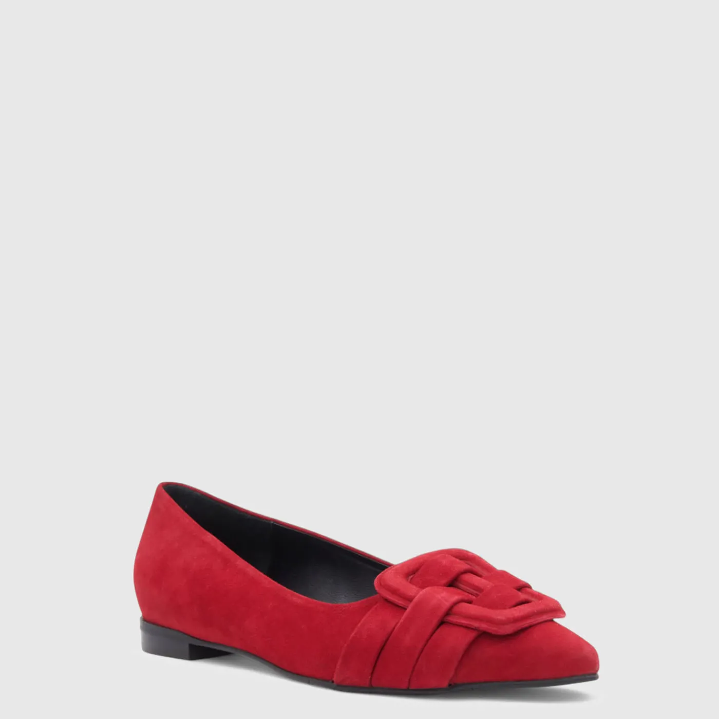 Flats*Aquatalia Jojo Cherry suede
