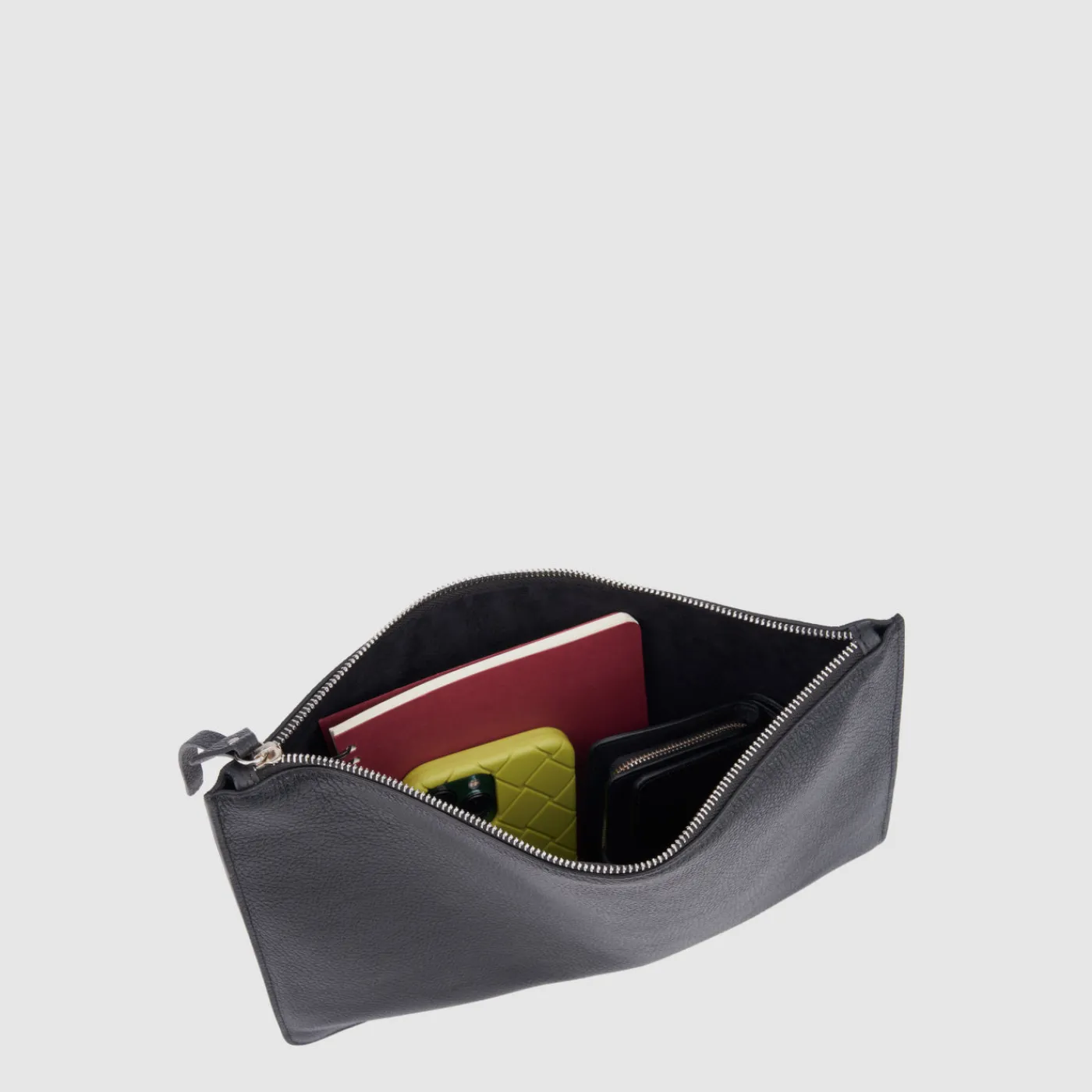 Accessories*Aquatalia Large Zip Pouch Black