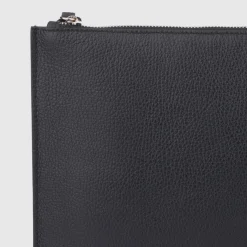 Accessories*Aquatalia Large Zip Pouch Black