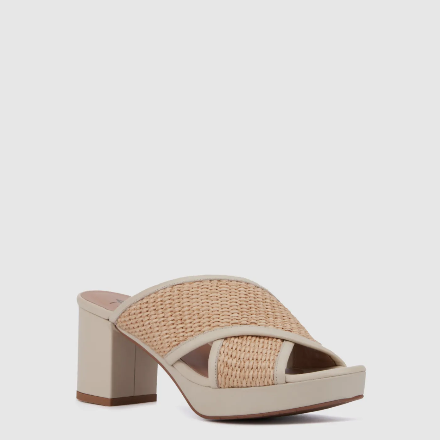 Heels|Sandals*Aquatalia Madyson Raffia bone nappa