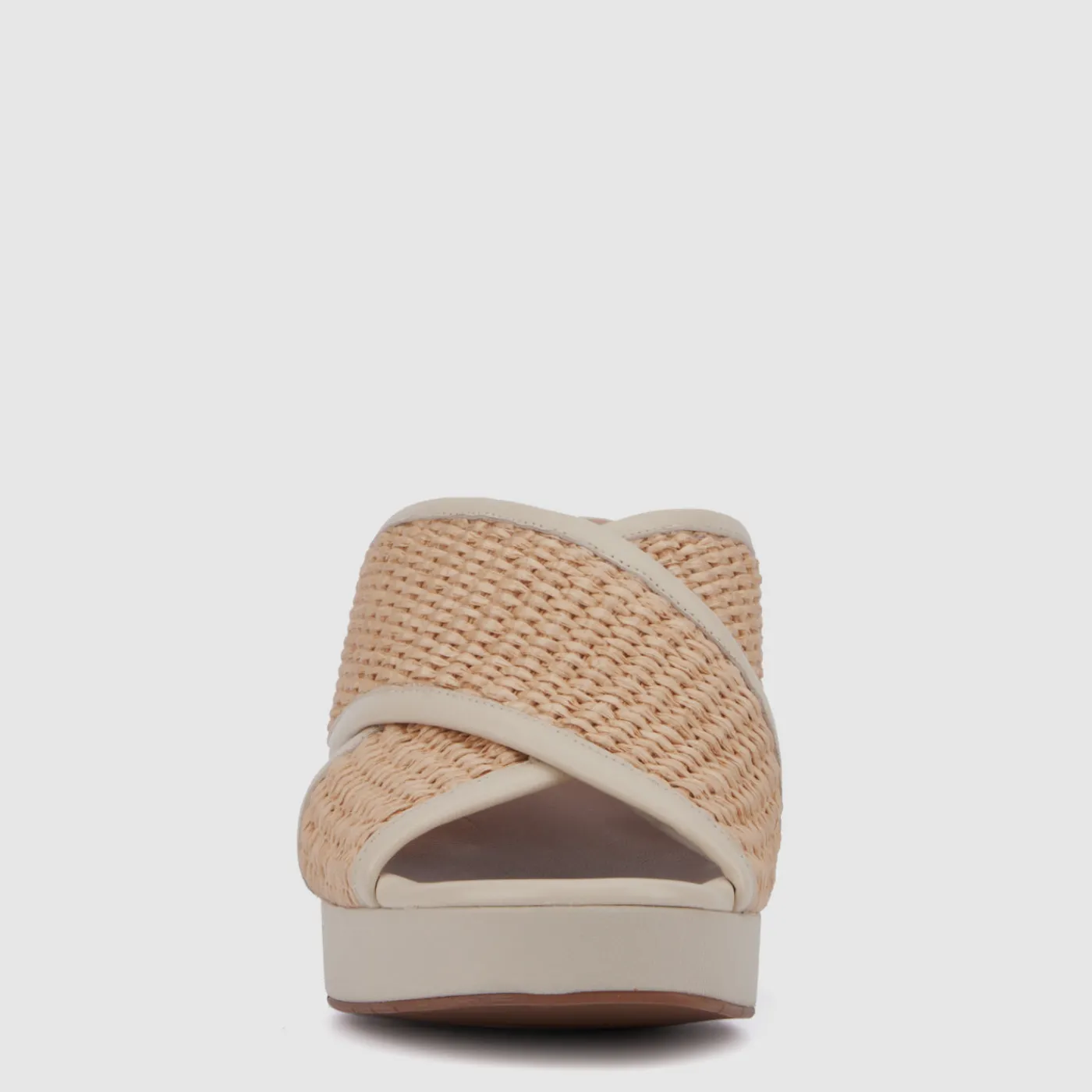 Heels|Sandals*Aquatalia Madyson Raffia bone nappa