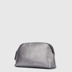 Accessories*Aquatalia Medium Zip Wristlet Silver