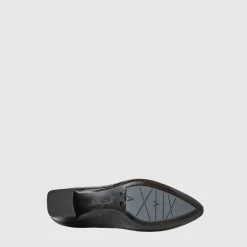 Heels*Aquatalia Pasha Black embossed croc