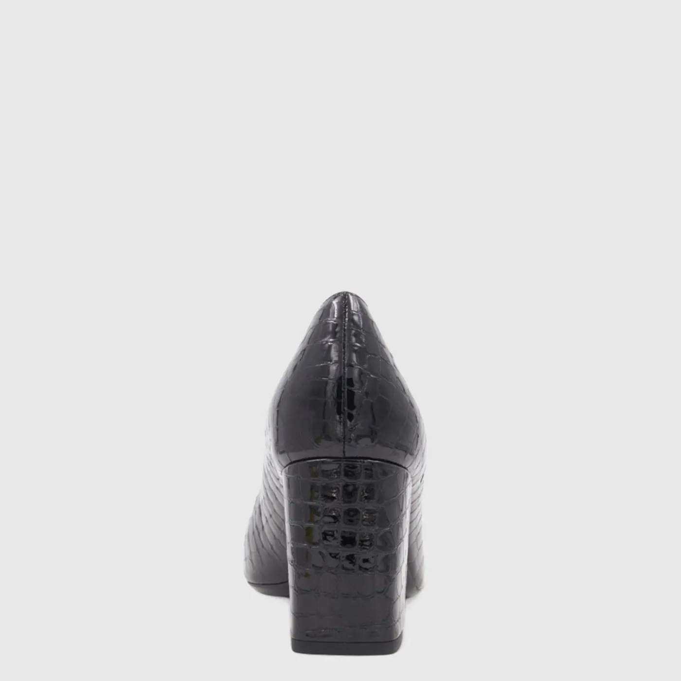 Heels*Aquatalia Peony Black embossed croc
