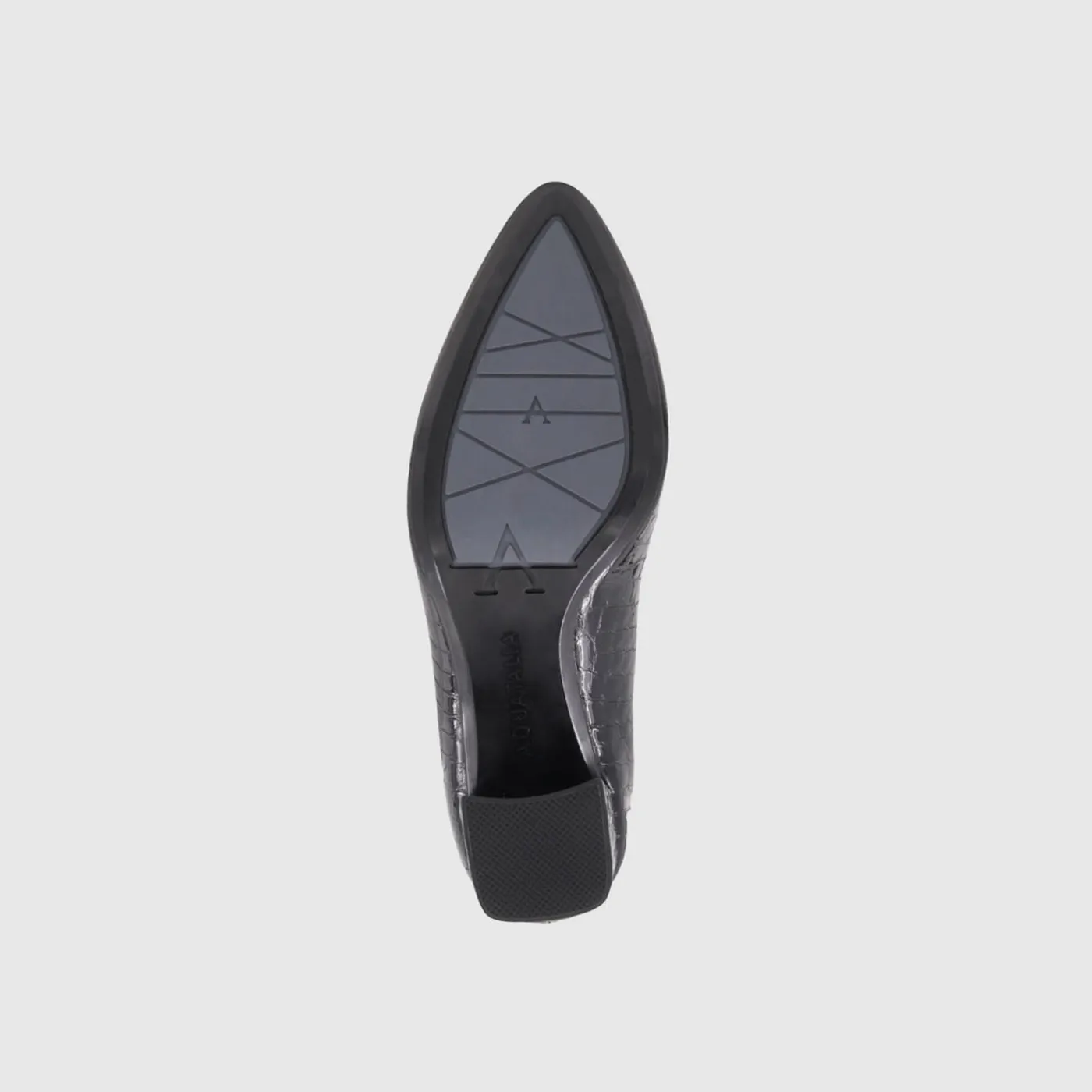 Heels*Aquatalia Peony Black embossed croc