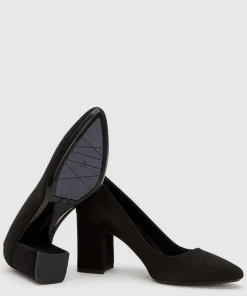 Heels*Aquatalia Peony Black suede